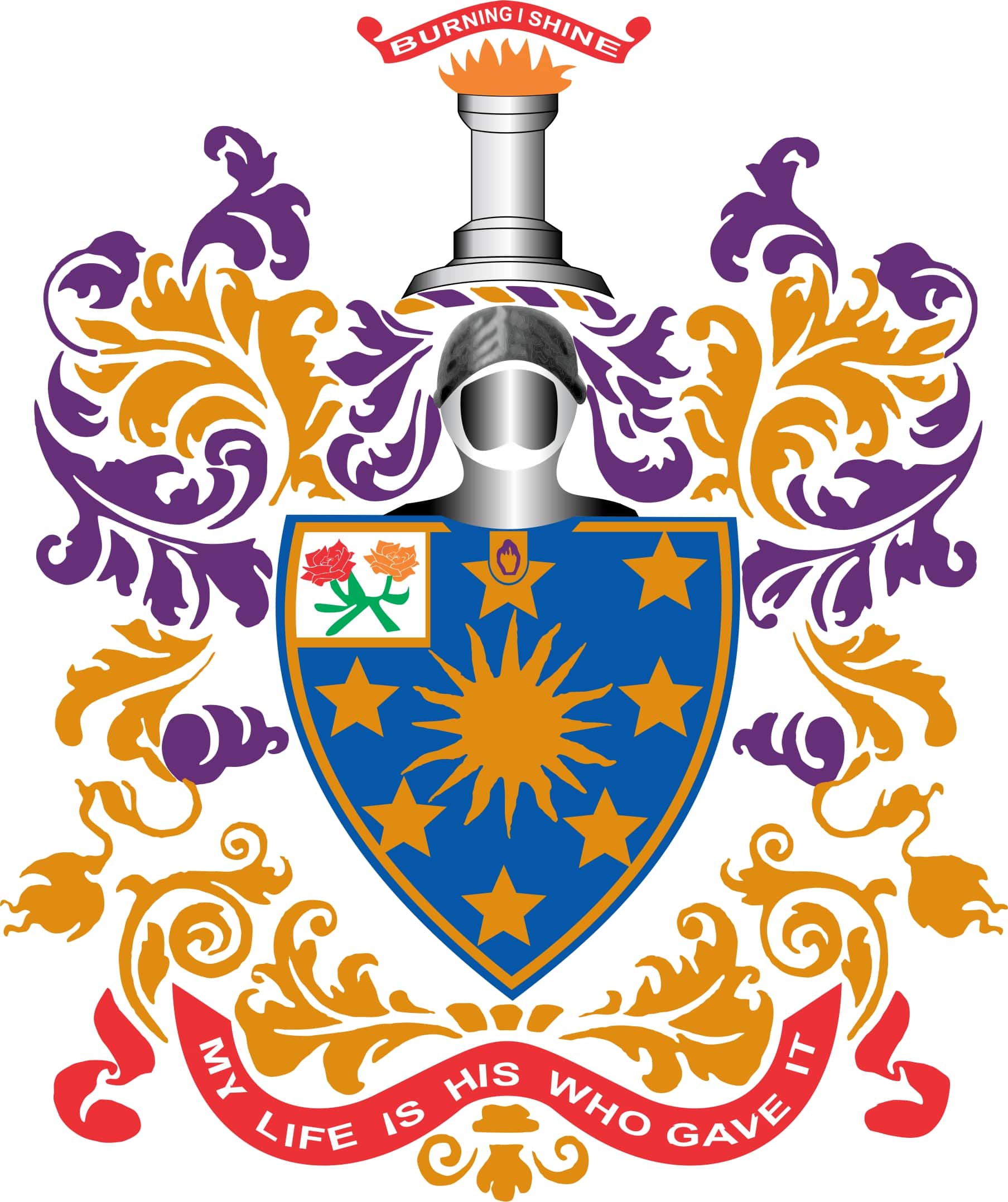 Sir Cowasjee Jehangir Navsari Zarthosti Madresa (Parsi) High School emblem